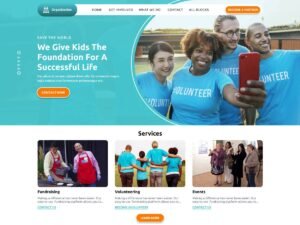 Free Charity Organization WordPress Theme