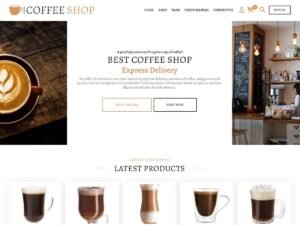 Free Coffee Shop: Cafe WordPress Theme