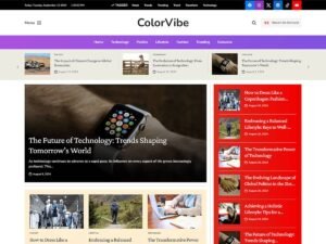 Free ColorVibe WordPress Theme