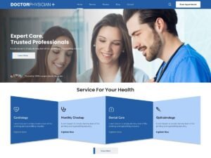 Free Doctor Physician WordPress Theme