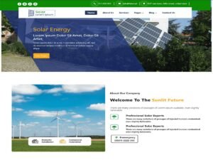 Free Eco Solar Energy WordPress Theme