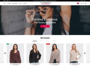 Free Ecommerce Clothing WordPress Theme