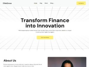Free EliteGrove WordPress Theme