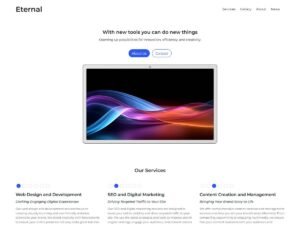 Free Eternal WordPress Theme