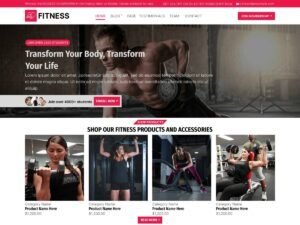 Free Expert Fitness Trainer WordPress Theme