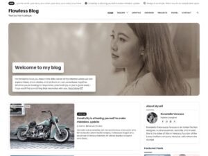 Free Flawless Blog WordPress Theme