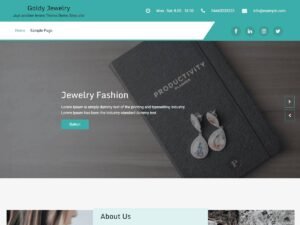 Free Goldy Jewelry WordPress Theme