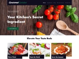Free Gourmet Garden WordPress Theme