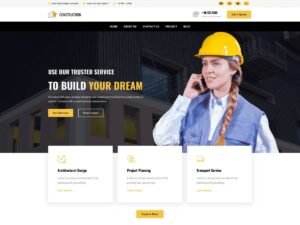Free Gutenify Construction WordPress Theme