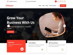 Free ITStart WordPress Theme