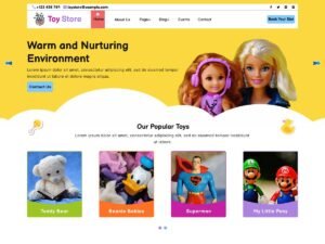 Free Kids Toy Center WordPress Theme