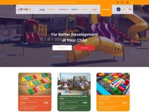 Free Kindergarten Toys WordPress Theme