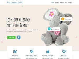 Free Kortez Kindergarten WordPress Theme
