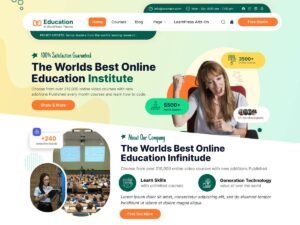 Free LMS Education Study WordPress Theme