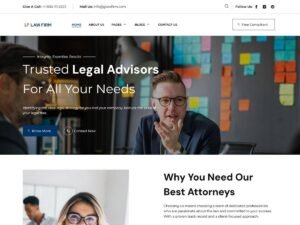 Free Law Firm WordPress Theme