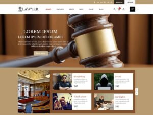Free Lawyer Consultant WordPress Theme