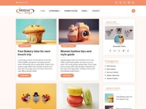 Free Matina Blog WordPress Theme