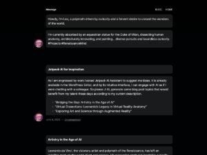 Free Message WordPress Theme