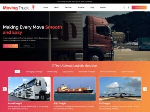 Free Moving Truck Rental WordPress Theme