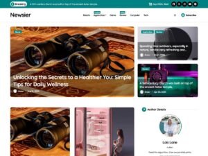 Free Newsier WordPress Theme