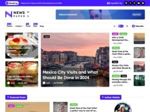 Free Newspaperup WordPress Theme
