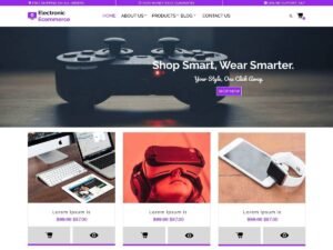 Free Prime Electronic Store WordPress Theme