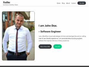 Free Profiler WordPress Theme