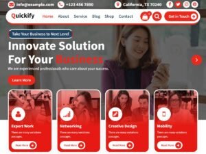 Free Quickify WordPress Theme