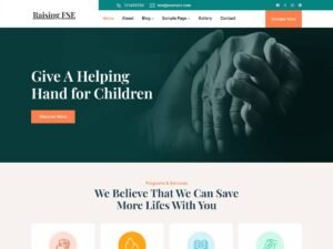 Free Raising FSE WordPress Theme