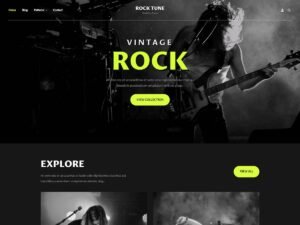 Free Rock Tune WordPress Theme