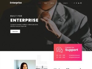 Free SKT Enterprise WordPress Theme