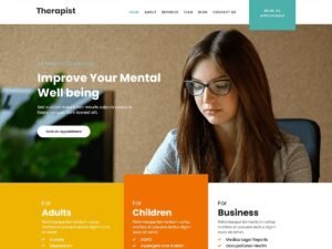 Free SKT Therapist WordPress Theme