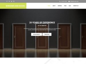 Free SKT Windows Door WordPress Theme