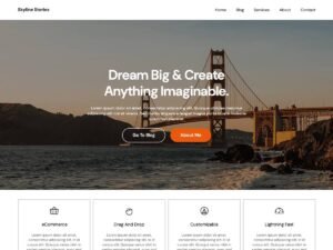 Free Skyline Stories WordPress Theme