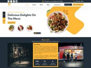 Free Street Food Truck WordPress Theme