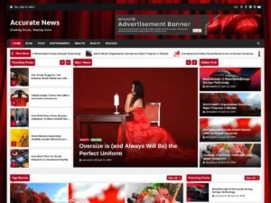 Free Accurate News WordPress Theme