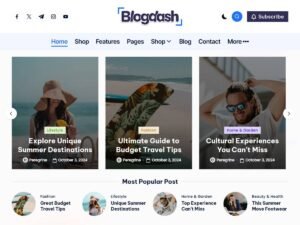 Free Blogdash WordPress Theme