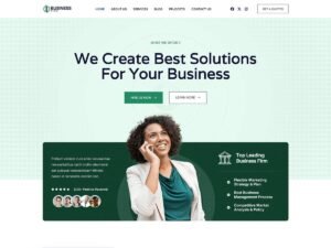 Free Bosa Business Firm WordPress Theme