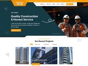 Free Building Renovation WordPress Theme