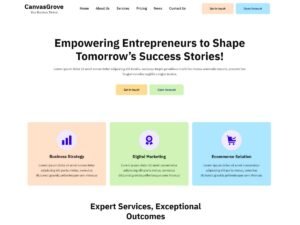 Free CanvasGrove WordPress Theme