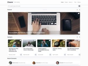 Free Clearer WordPress Theme