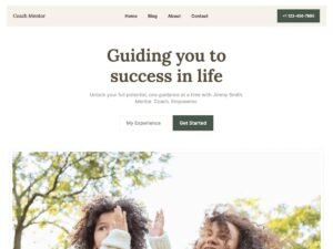 Free Coach Mentor WordPress Theme
