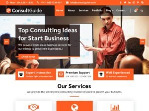 Free ConsultGuide WordPress Theme