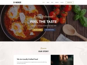 Free Dinerize WordPress Theme