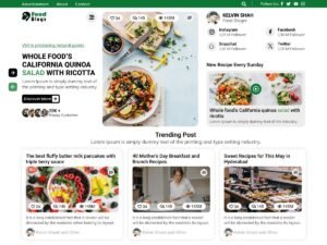 Free Foodie Review Blog WordPress Theme