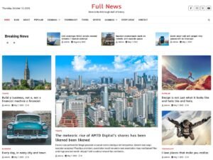 Free Full News WordPress Theme