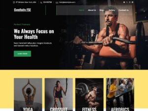 Free Gymfinity FSE WordPress Theme