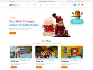 Free Kids Learning Toys WordPress Theme