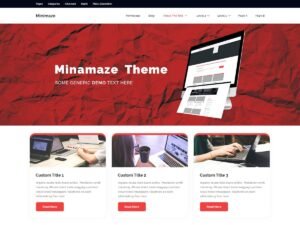 Free Minamaze Biz WordPress Theme