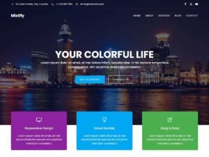 Free Mistify WordPress Theme